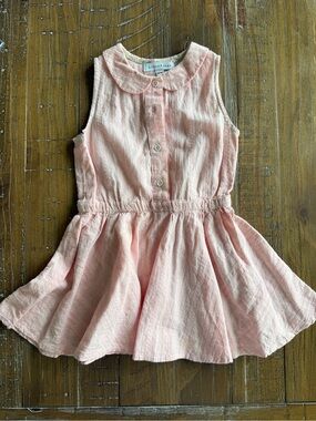 Holley & Sage Pink Sleeveless Cotton Dress